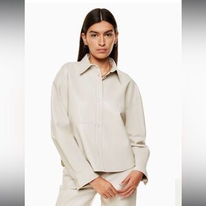 Aritzia Babatan Pelli Hip Shirt Jacket